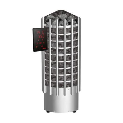 Электрокаменка для сауны Harvia Glow Corner TRC90XE c цифровой панелью управления в Полевском